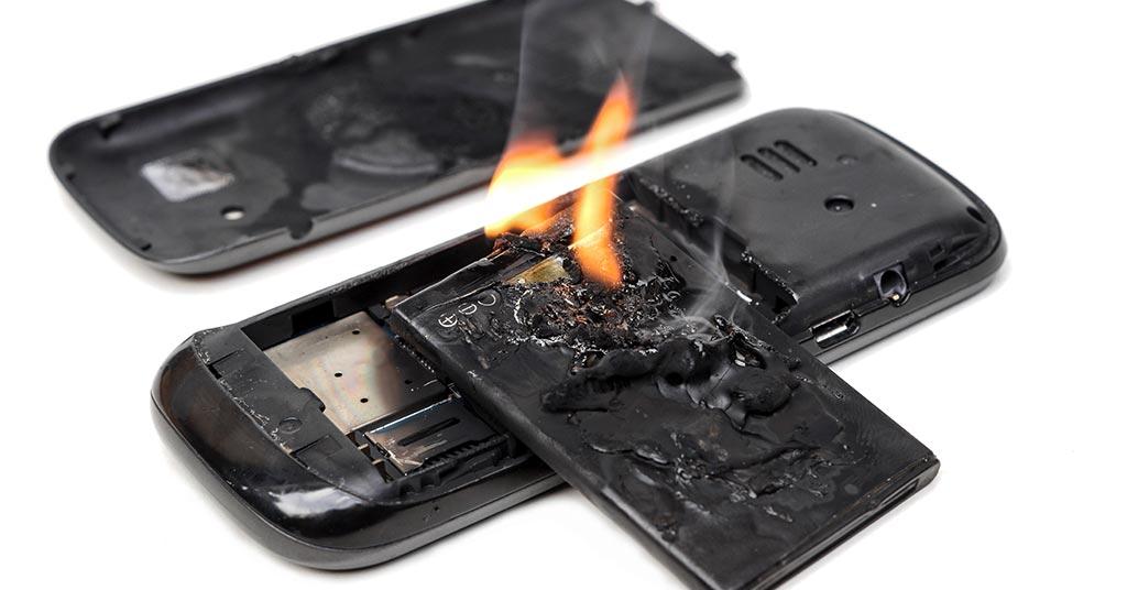 exploding phone battery liability